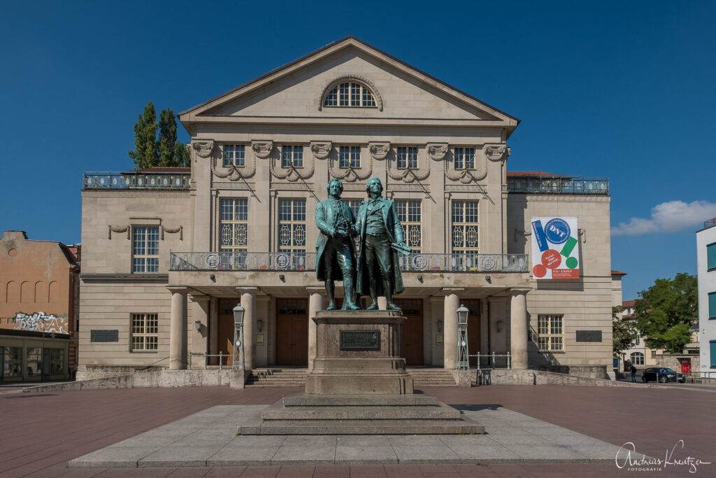 Goethe-Schiller-Denkmal in Weimar