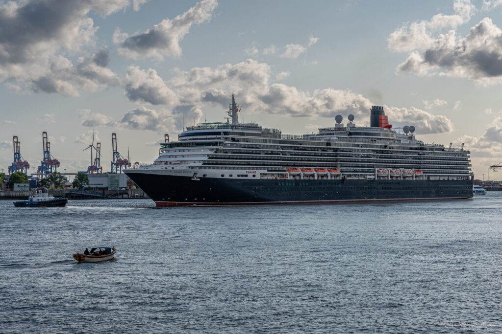 Kreuzfahrtschiff Queen Victoria am 25.07.2023 in Hamburg