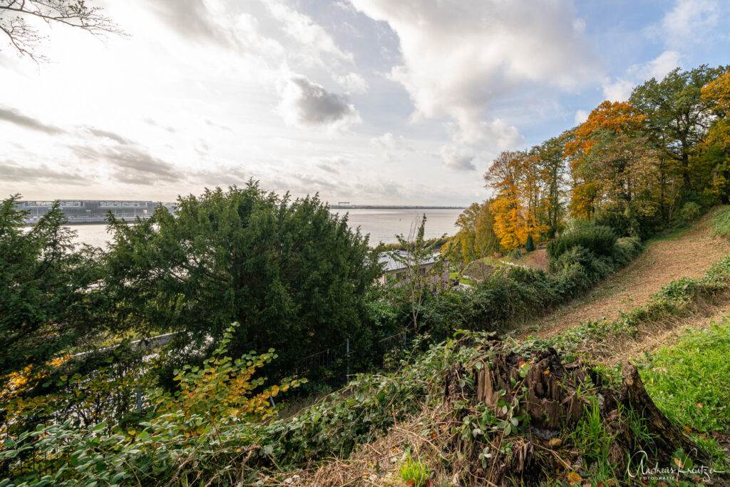 Blick vom Blankeneser Kirchenweg