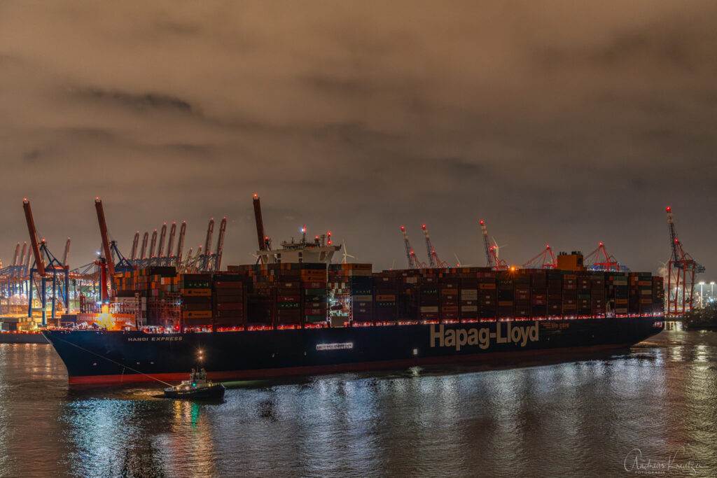 Hanoi Express von Hapag Lloyd erstmals in Hamburg