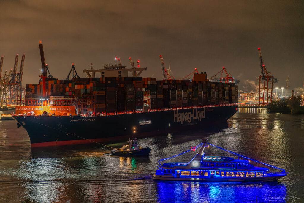 Hanoi Express von Hapag Lloyd erstmals in Hamburg