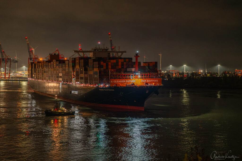 Hanoi Express von Hapag Lloyd erstmals in Hamburg