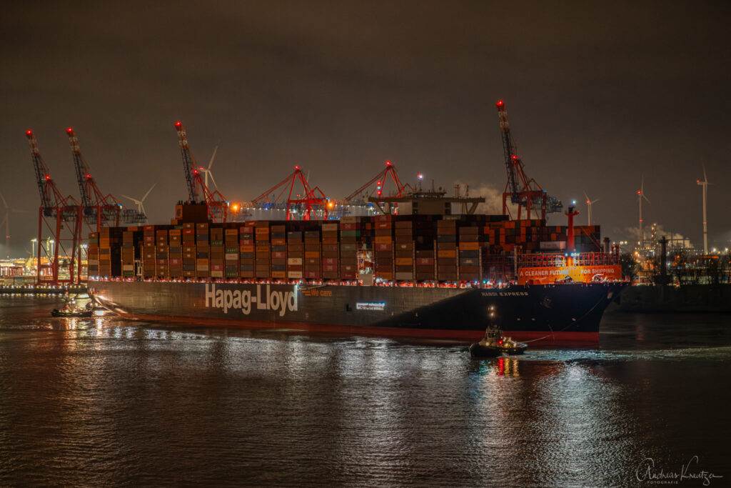 Hanoi Express von Hapag Lloyd erstmals in Hamburg