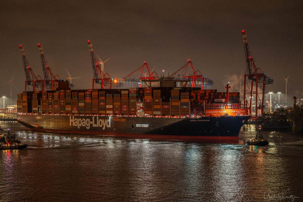 Hanoi Express von Hapag Lloyd erstmals in Hamburg