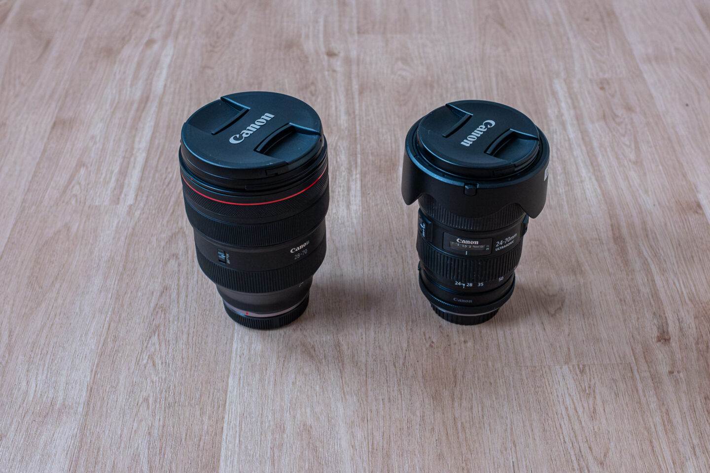 Canon RF 28-70 F2 vs EF 24-70 F 2.8
