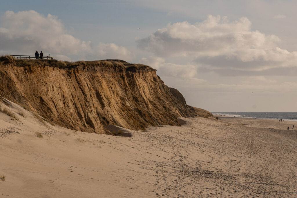 Rotes Kliff in Kampen