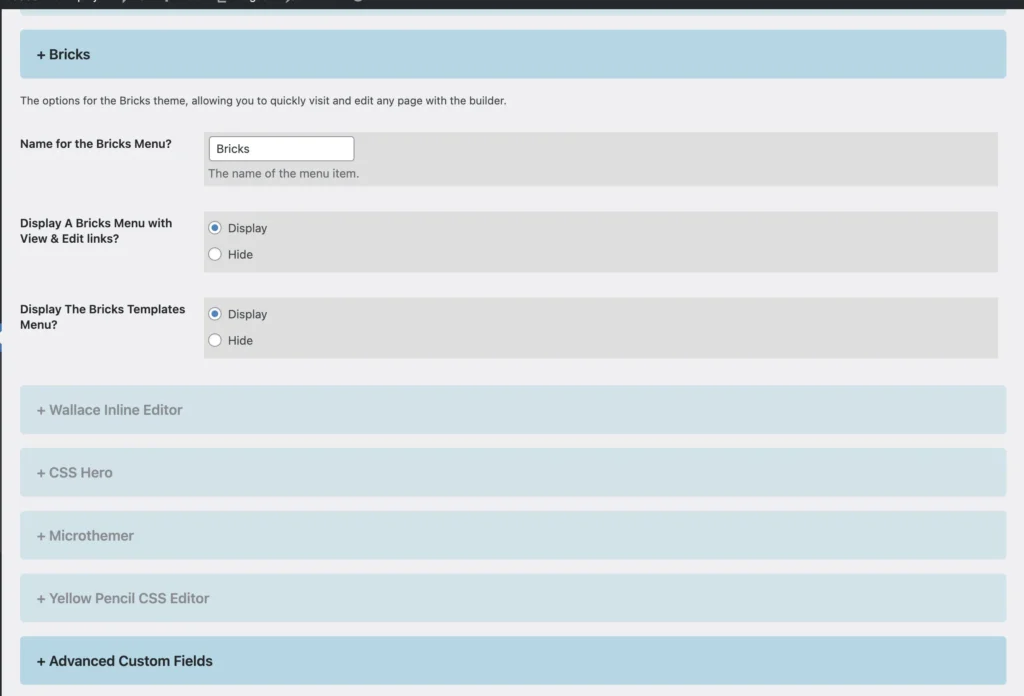 Admin Page Spider PlugIn für WordPress