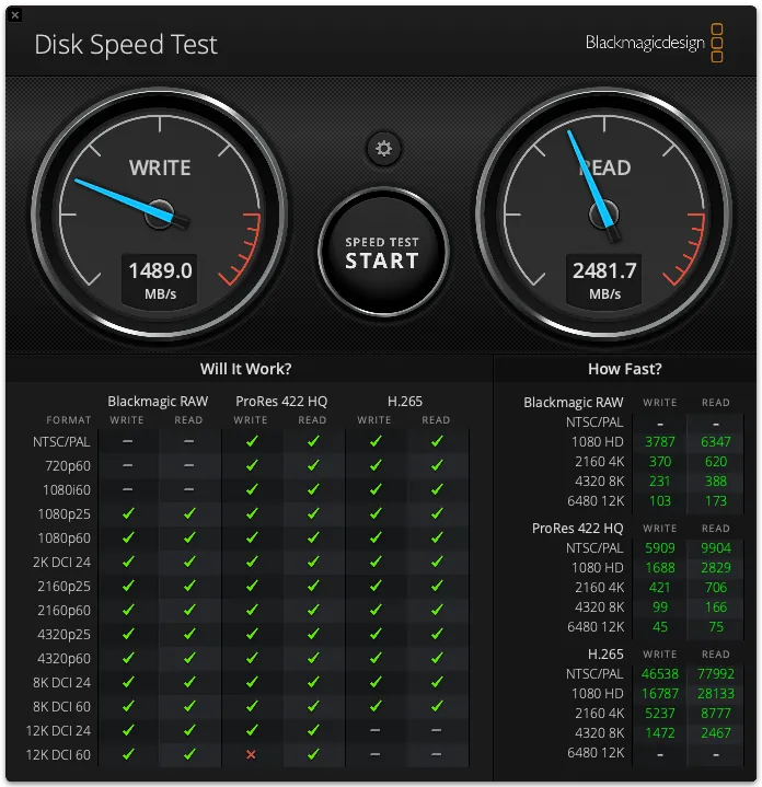 Diskspeedtest Nvme