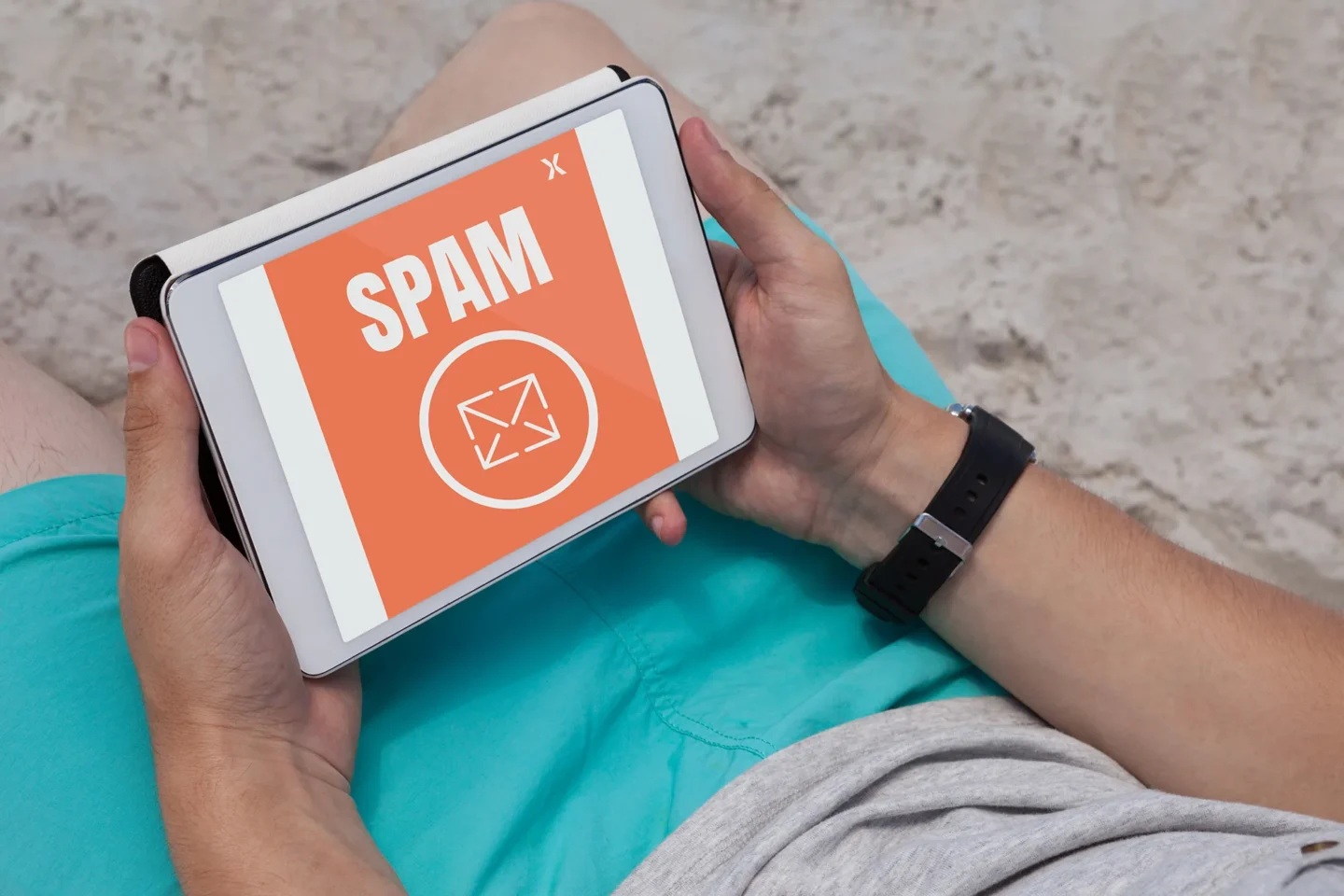 Email Spam On The Screen