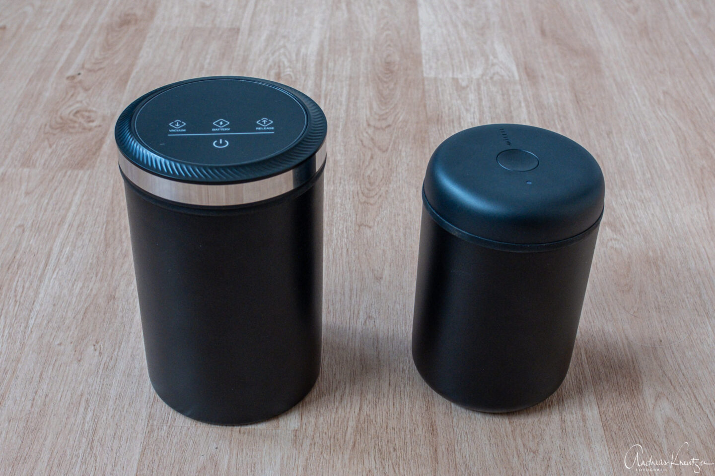 Irishom  elektrische Vakuum-Kaffeedose und Fellow Atmos