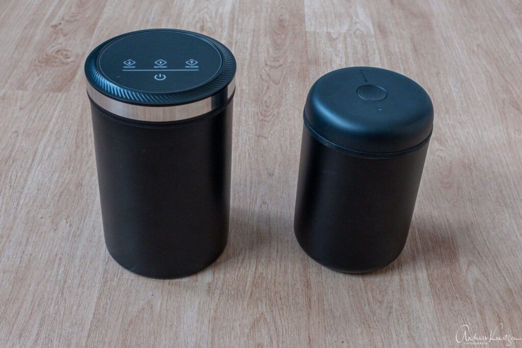 Irishom  elektrische Vakuum-Kaffeedose und Fellow Atmos