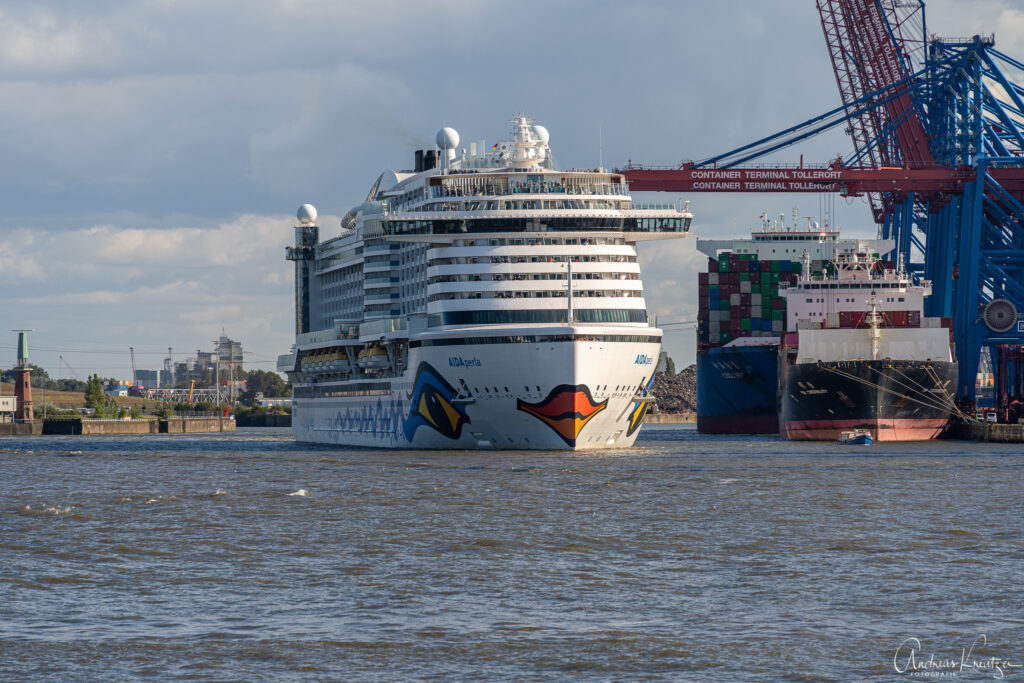 AIDAPerla in Hamburg