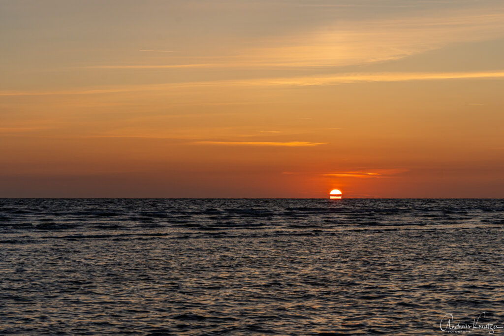Sonnenuntergang an der Nordsee